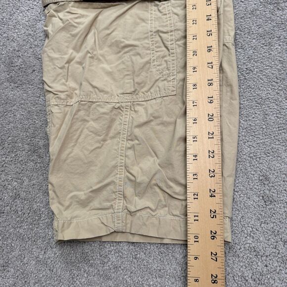 BDG Y2K Baggy Cargo Cropped Pants Womens 34 Brown Tan Cotton Utility Outdoor - Picture 12 of 16